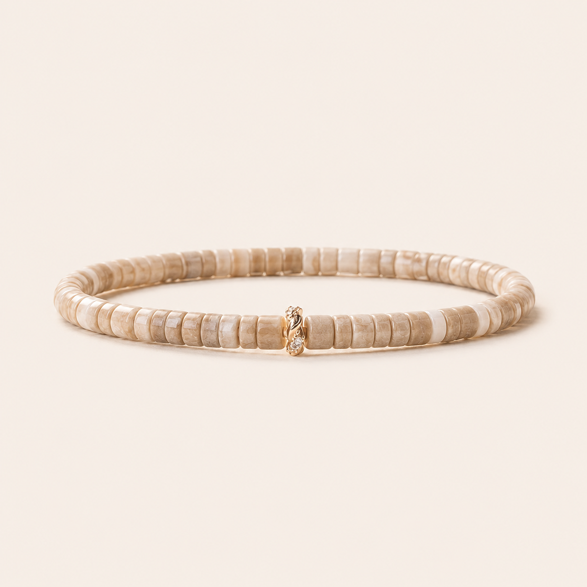 Gemstone Bracelet-Heishi-Picture Jasper