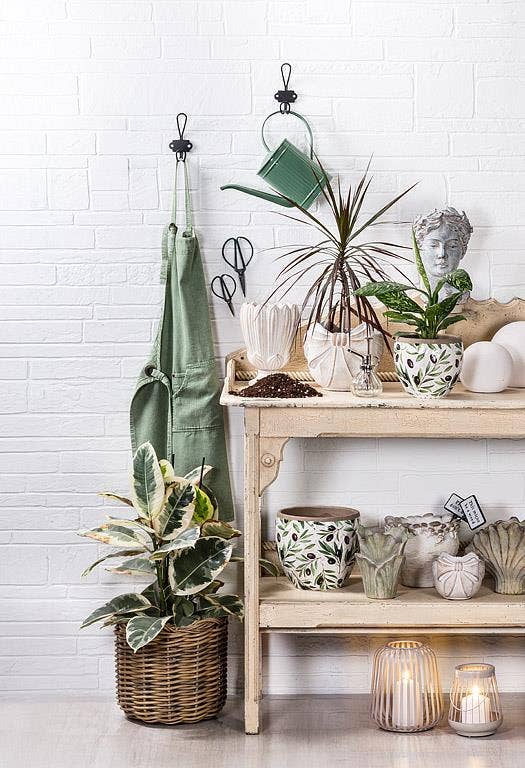 Small Bow Edged Planter