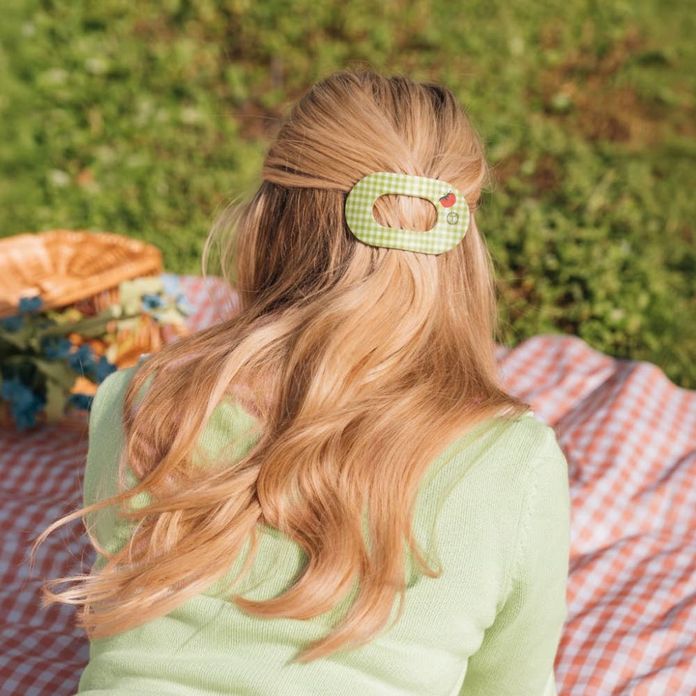 🍅TELETIES - Flat Round Hair Clip | Medium | Locally Grown