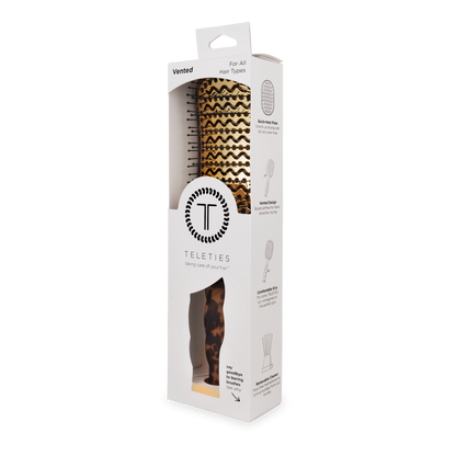 TELETIES - Vented Hair Brush | Tortoise