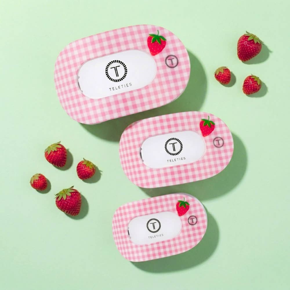 🍓TELETIES - Flat Round Hair Clip | Large | Handpicked
