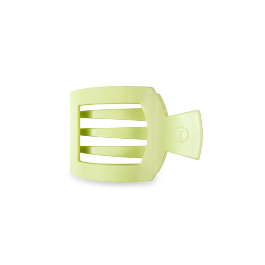 TELETIES - Square Flat Hair Clip | Small | Aloe, There!