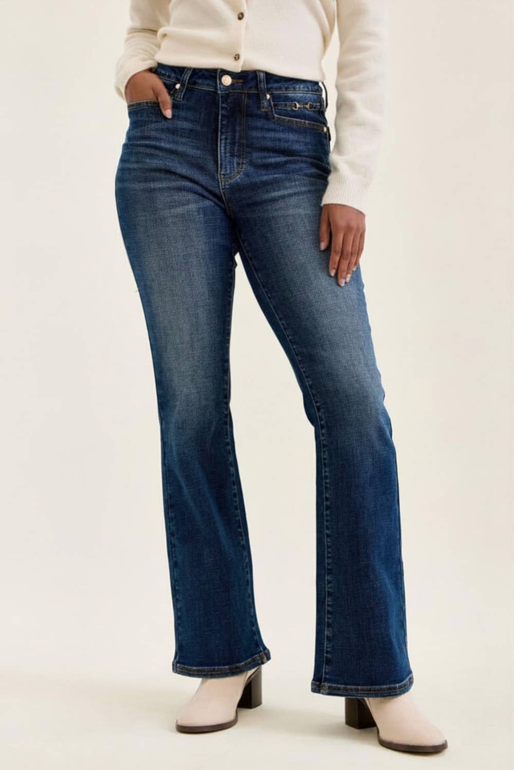 MR DAISY Bootcut w/ Harness Trim DK Sunset Ride