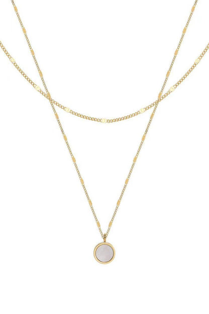 18K Gold Plated Waterproof Stainless Steel Chain Necklace