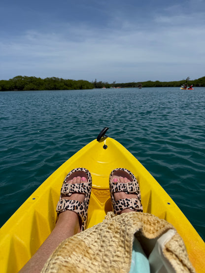 Retro Leopard🐆Double Buckle Comfy Sandals(6-10)