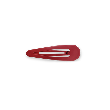 TELETIES - Burgundy Wild Side Snap Clips (6Ct)