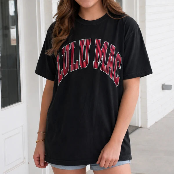 Ga Stripe Lulu Mac Tee