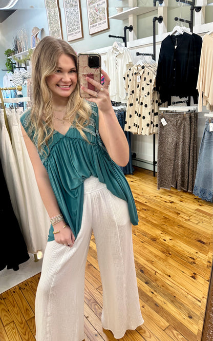 The Jessie Wide-Leg Pants (S-L)(2 Colors)