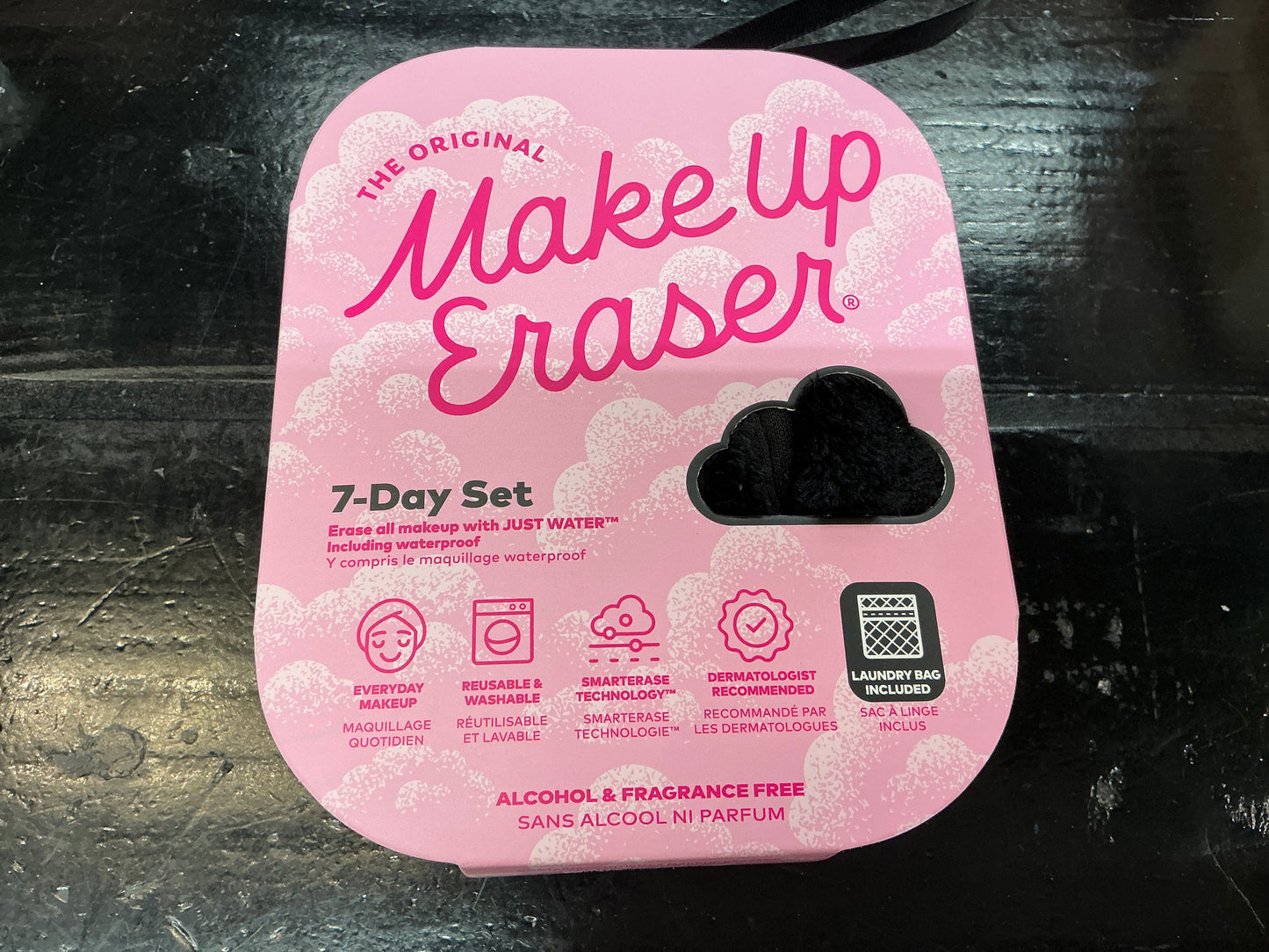 Chic Black 7-day Set Makeup Eraser