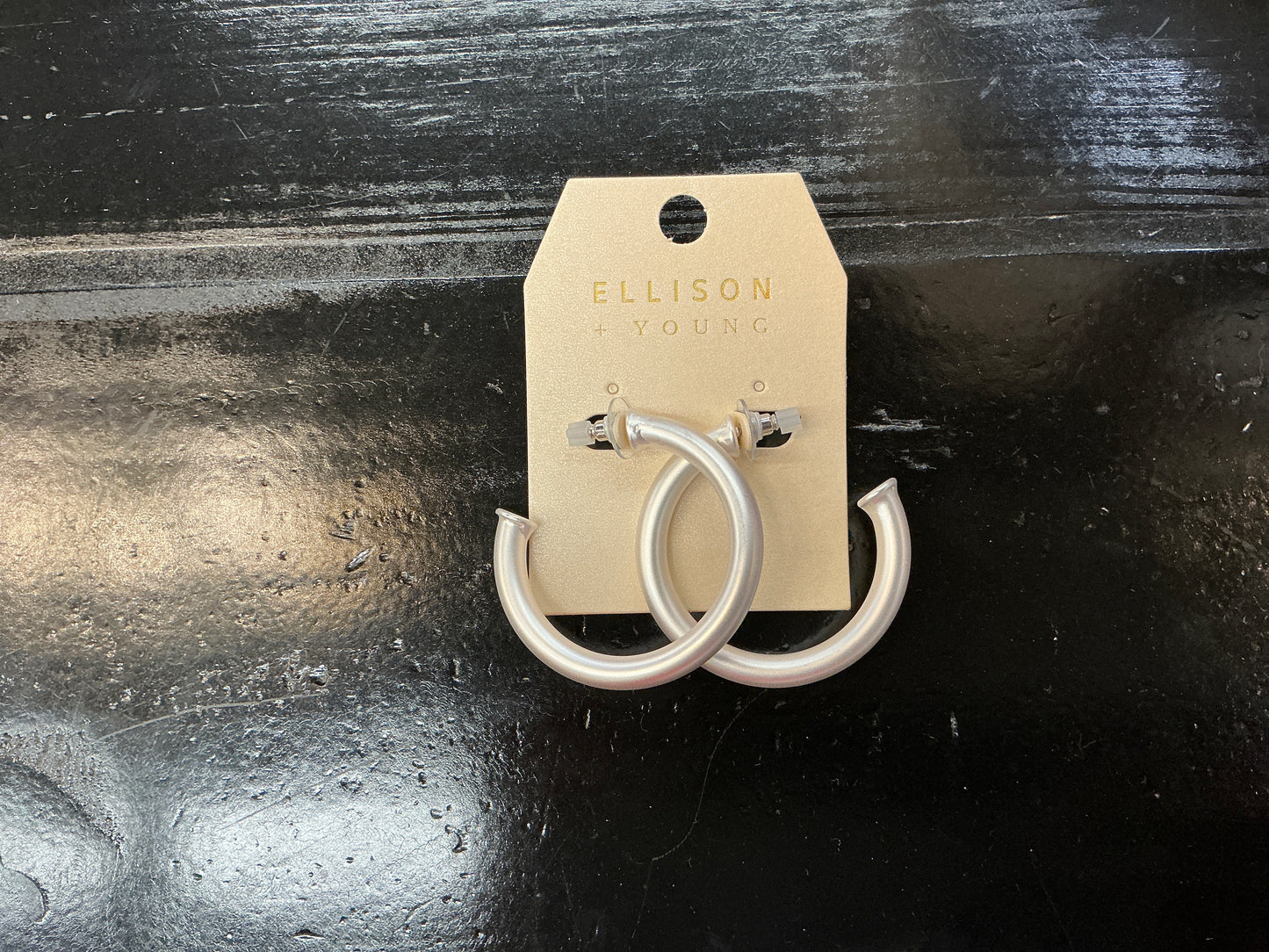 Small Mixed Metal Hoops