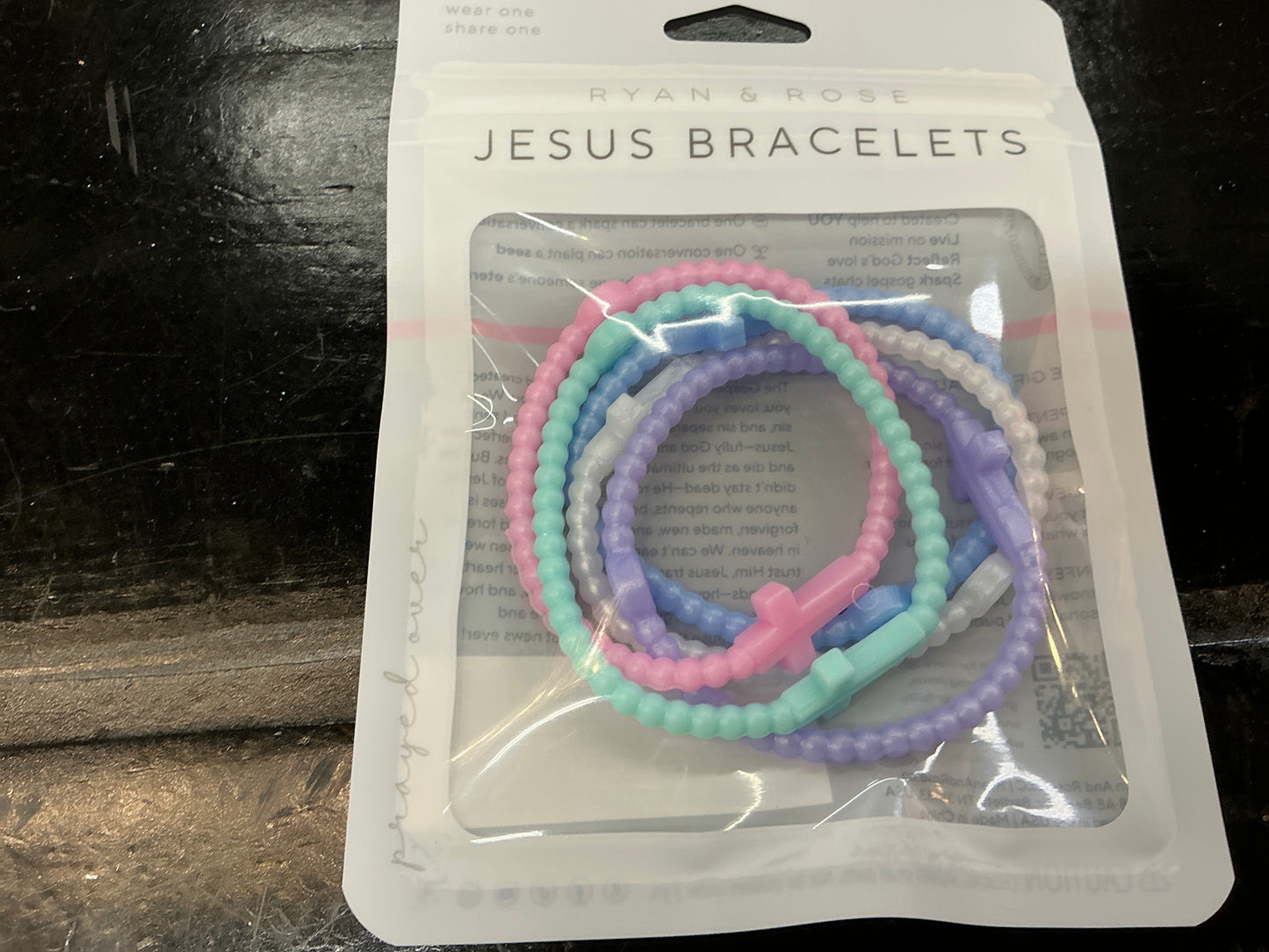 Jesus Bracelets Cotton Candy-5 Pack XS