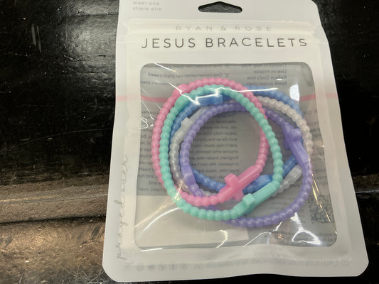 Jesus Bracelets Cotton Candy-5 Pack XS