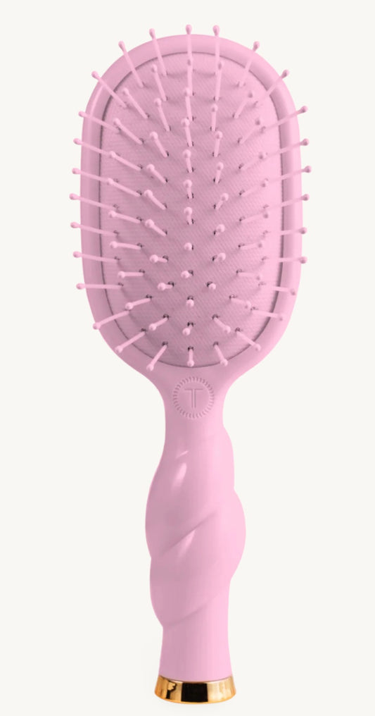 Mini Detangler Brush Medium Hair- bubblegum pink