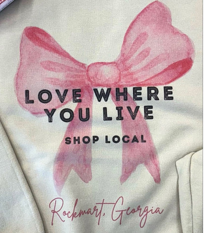 SALE! Love🎀 where you Live Sweatshirt (S-3X)