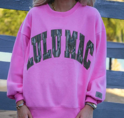 Pink w/ Bottomland Lulu Sweatshirt