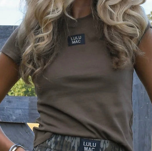 Baby Doll Top- Dk. Olive Lulu