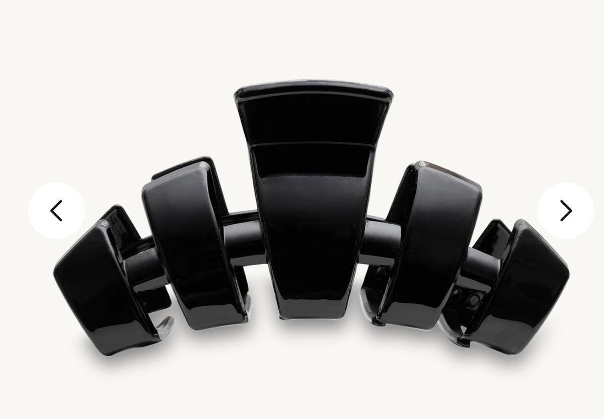Classic Jet Black Claw Clip- Small