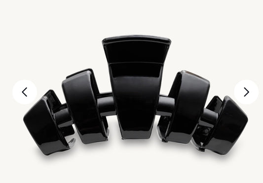 Classic Jet Black Claw Clip- Small