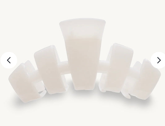 Classic Coconut White Claw Clip- Small