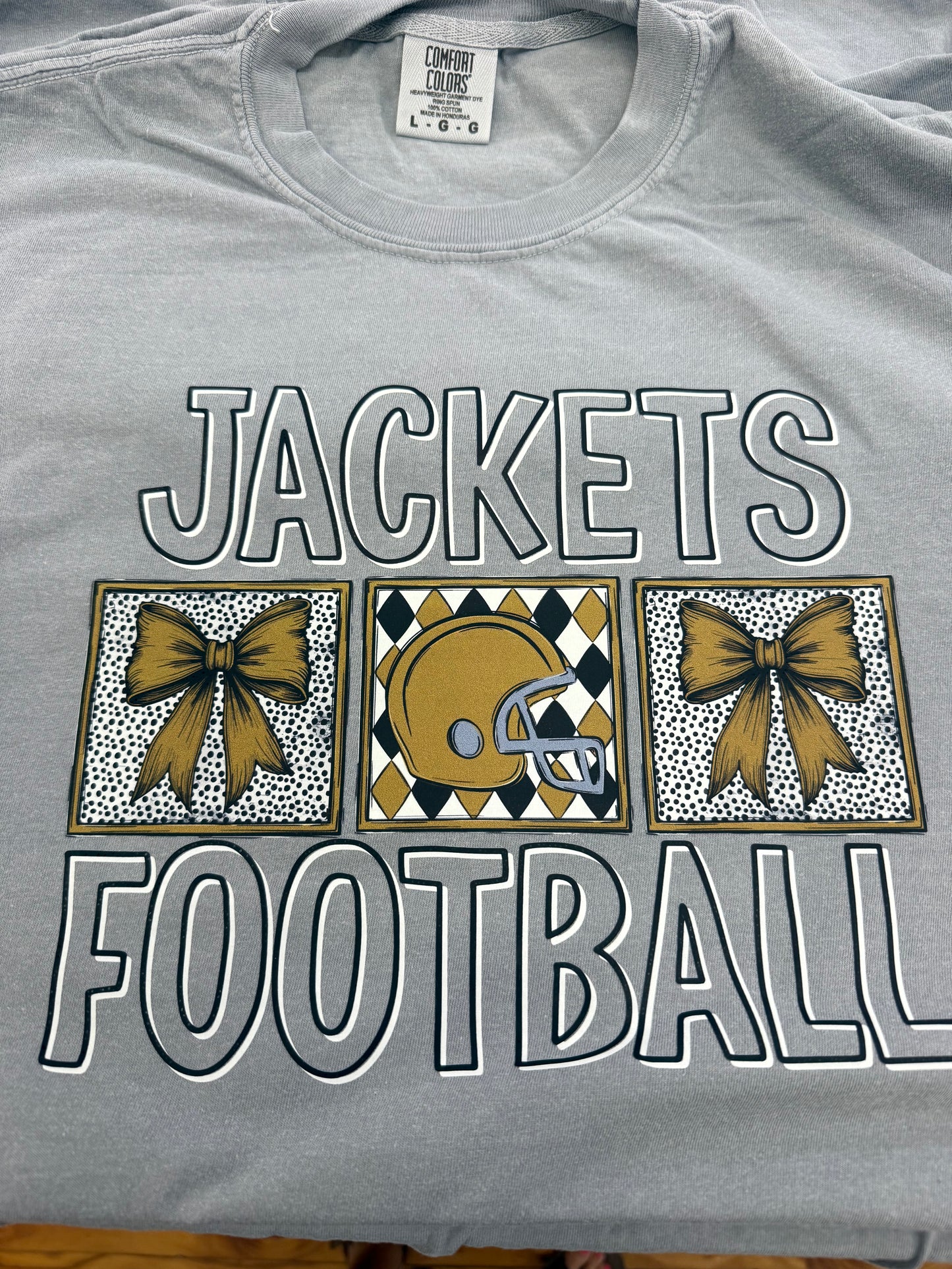 Jackets Football- Grey CC- S-XL