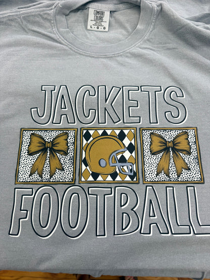 Jackets Football- Grey CC- S-XL