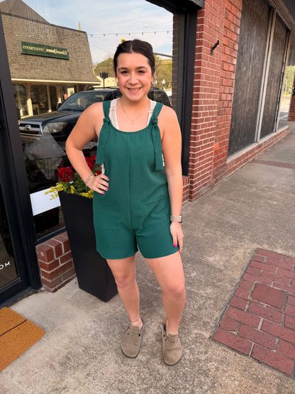🦜Effortless Tie Romper (S-3X)(2 Colors)