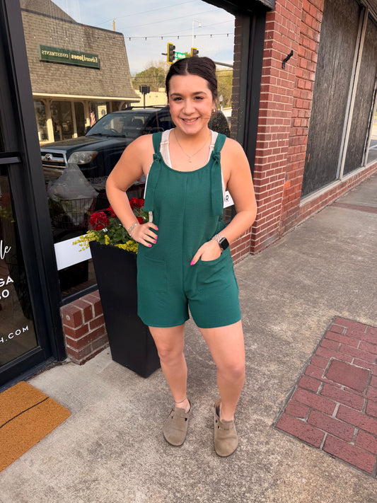 🦜Effortless Tie Romper (S-3X)(2 Colors)