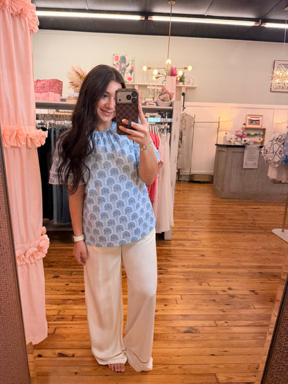 The Ellie White Linen Pants (S-L)