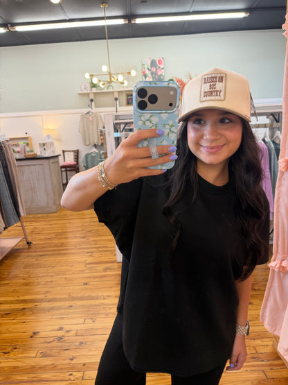 Raised On 90’s Country Patch Trucker Hat