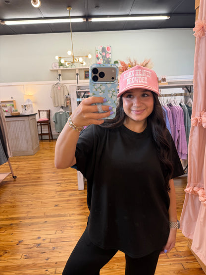 Make Heaven Crowded Corduroy Hat-Pink