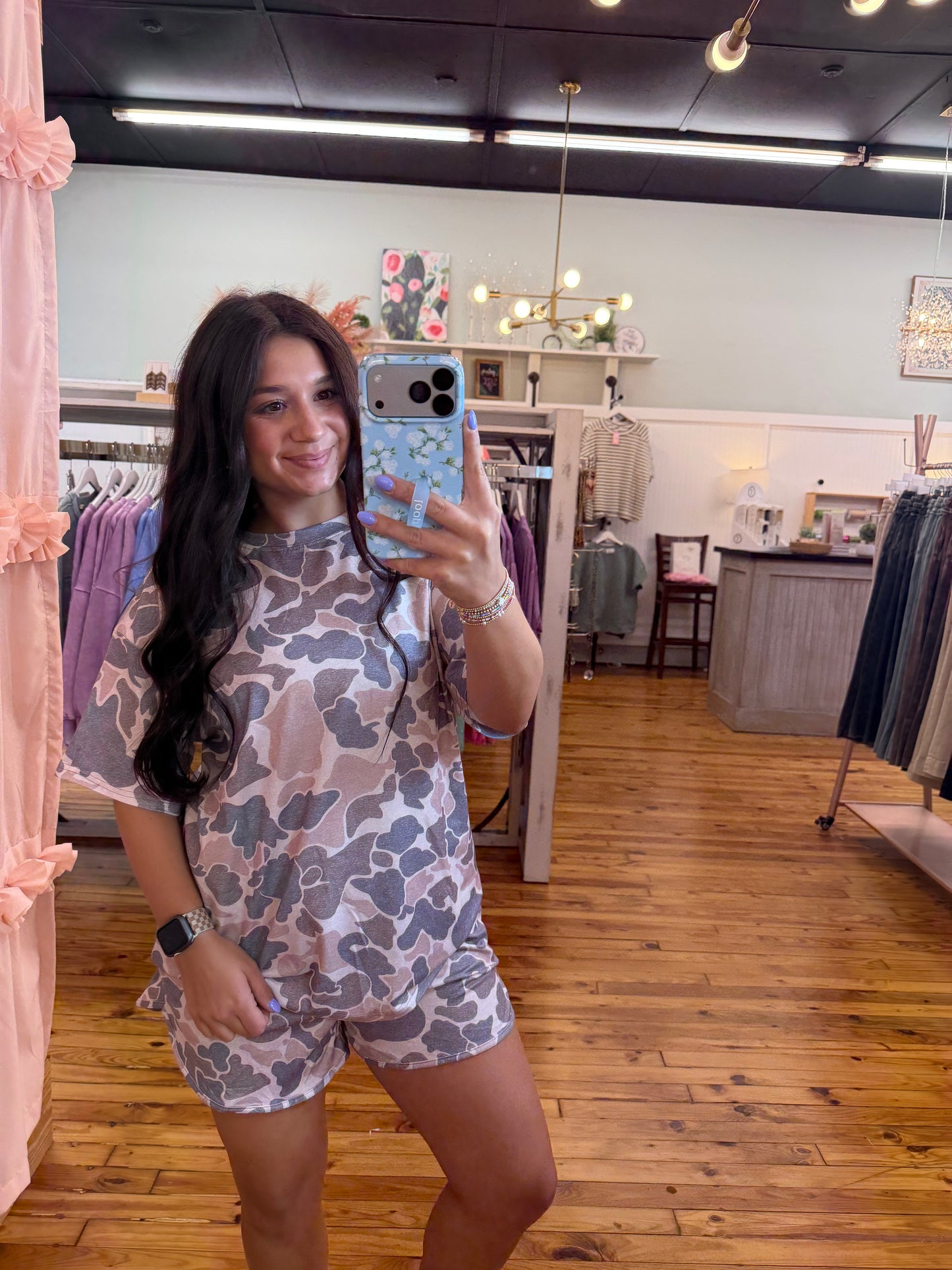 Dark Camo 2pc. Shorts Set
