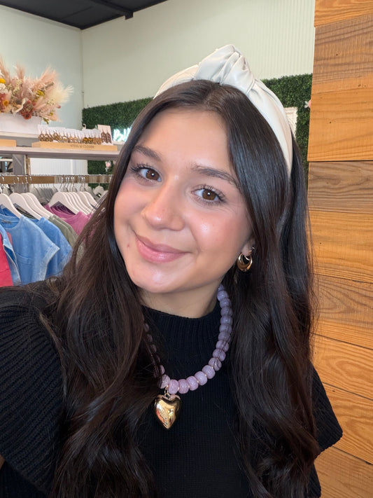 Leather Better Knotted Headband
