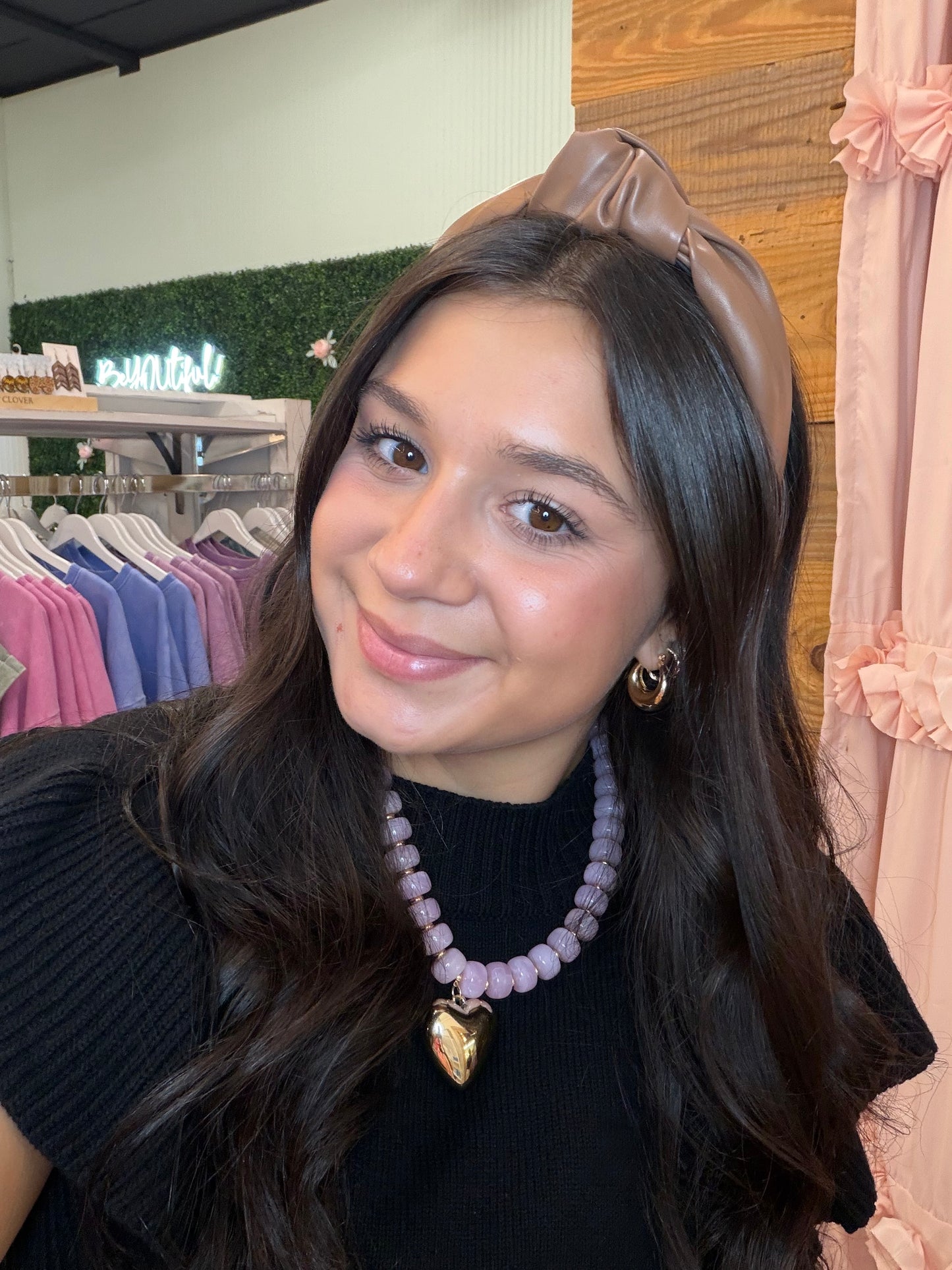 Leather Better Knotted Headband