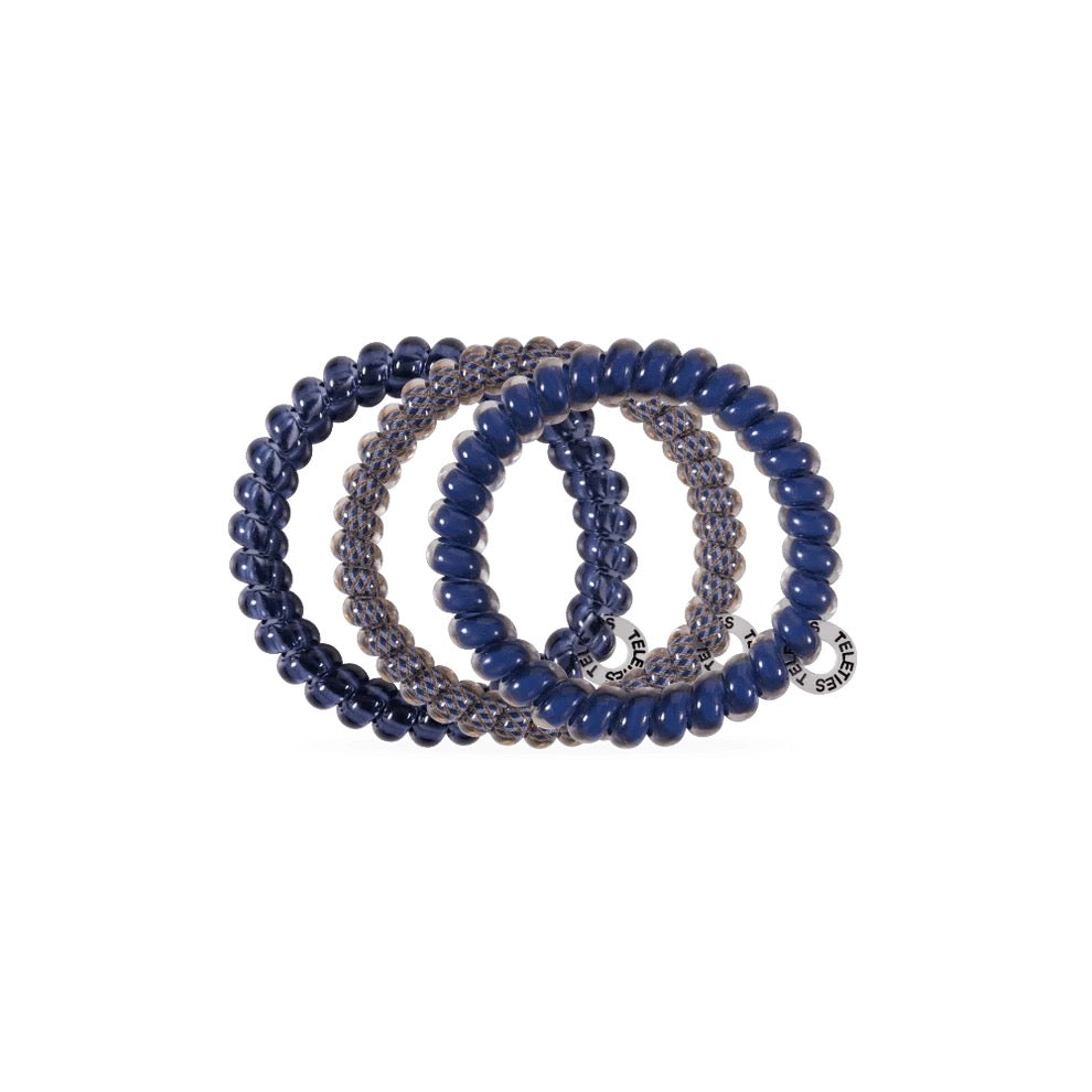 Nightfall Navy Small Hair Ties