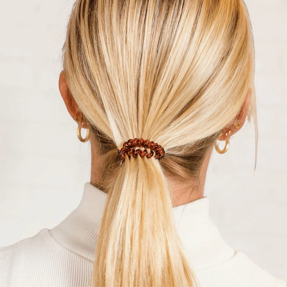 Tortoise Small Hair Ties