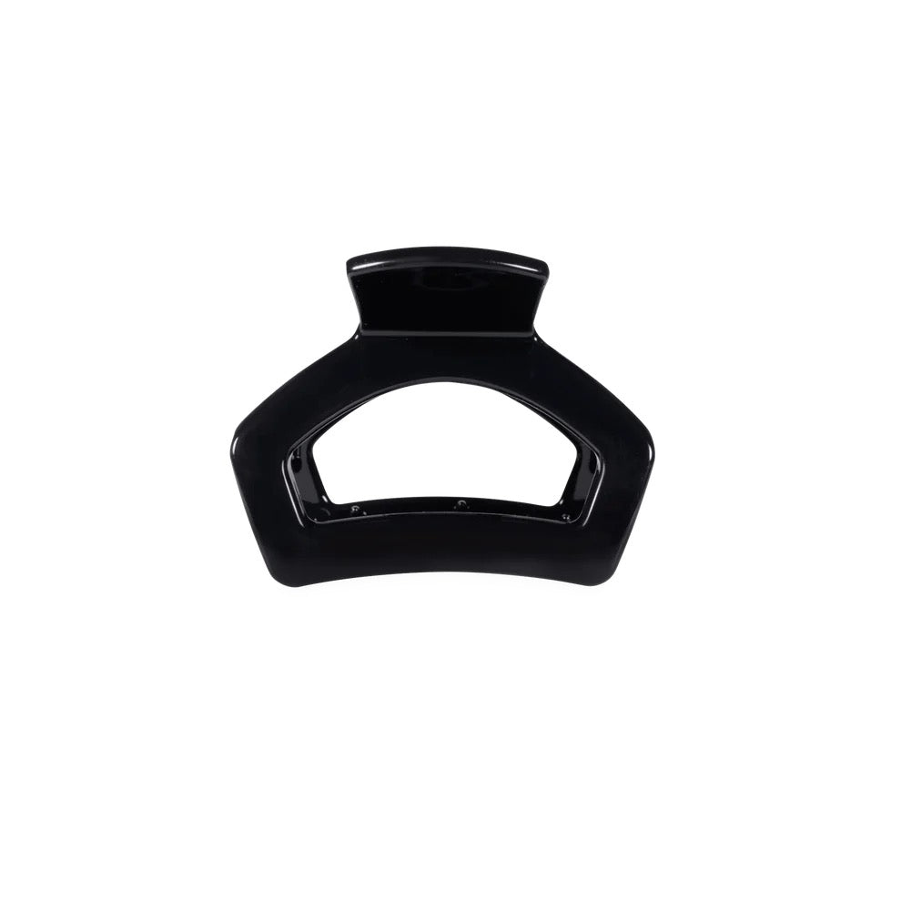 Open Jet Black Petite Hair Clip