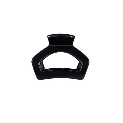 Open Jet Black Petite Hair Clip