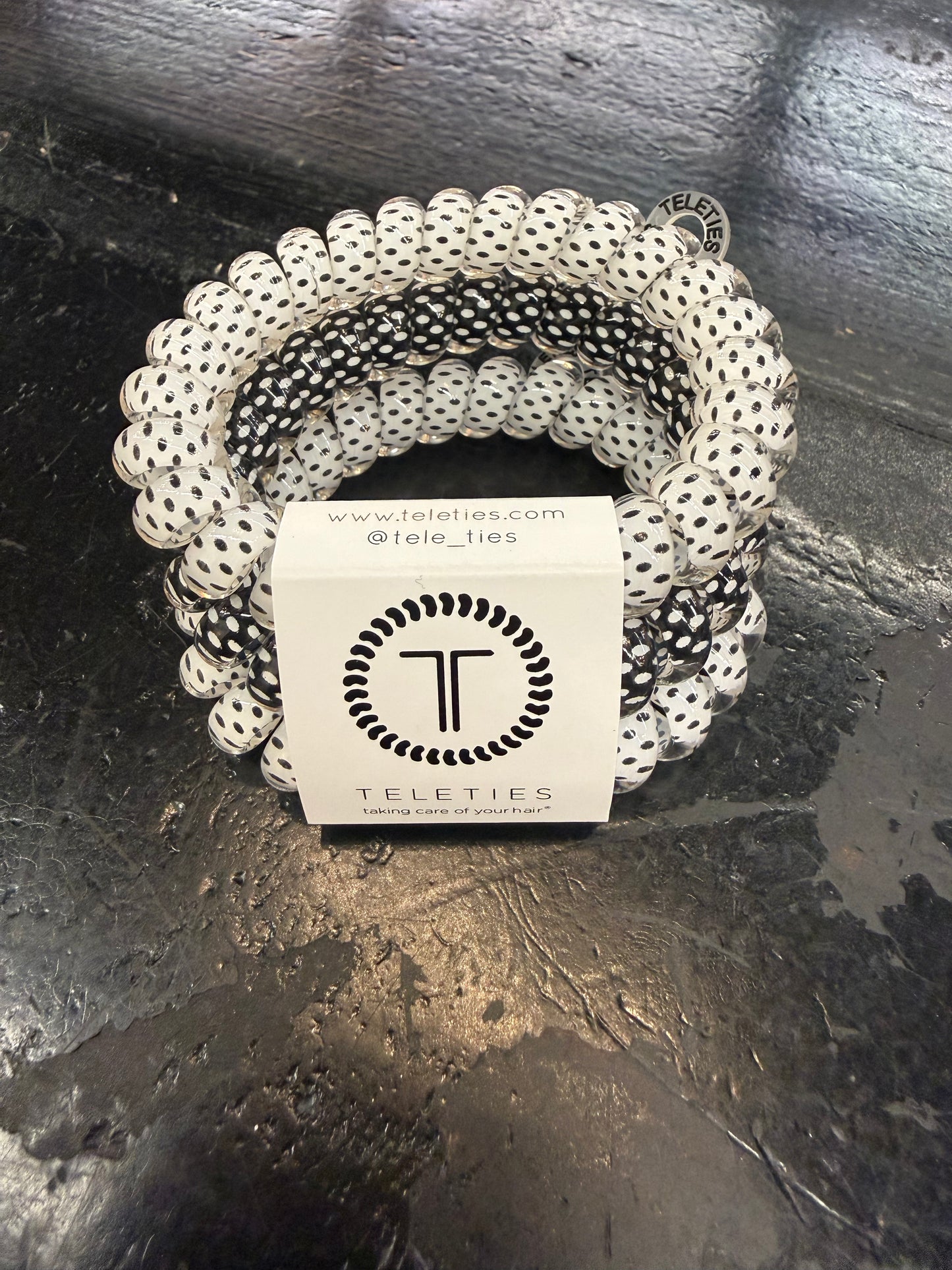 Polka Dot Party Hair Ties- Large