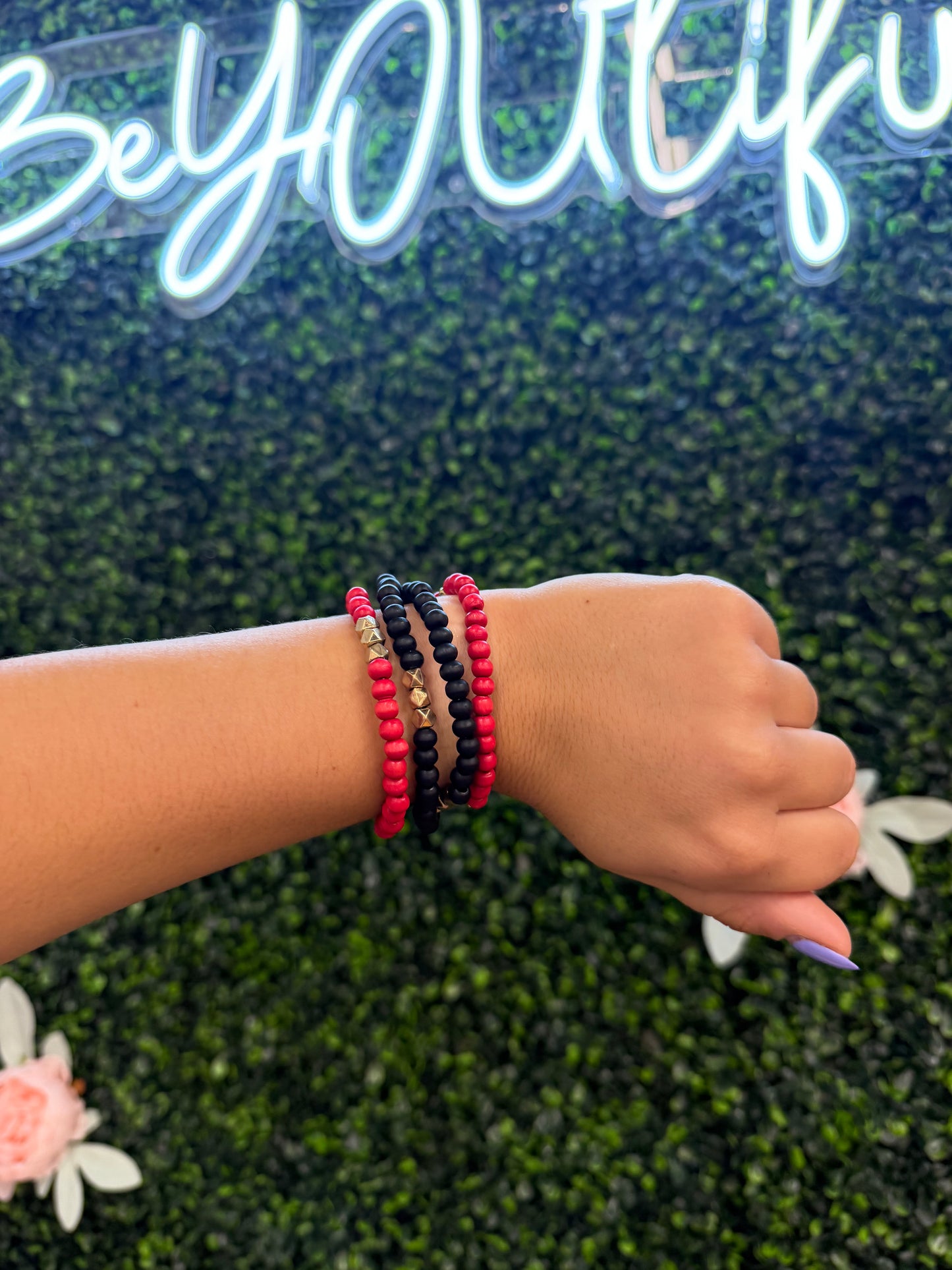 Red & Black stack
