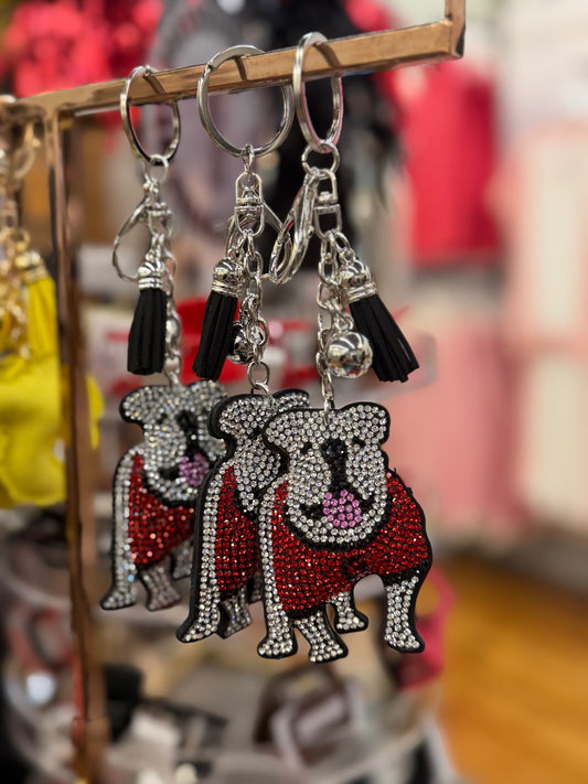 Bulldog Key Chain/Bag Charm