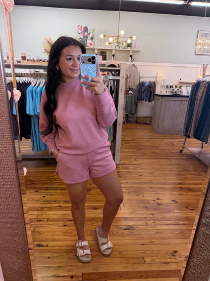 Scuba Pullover & Shorts Set(Multiple Colors)