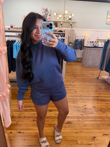 Scuba Pullover & Shorts Set(Multiple Colors)