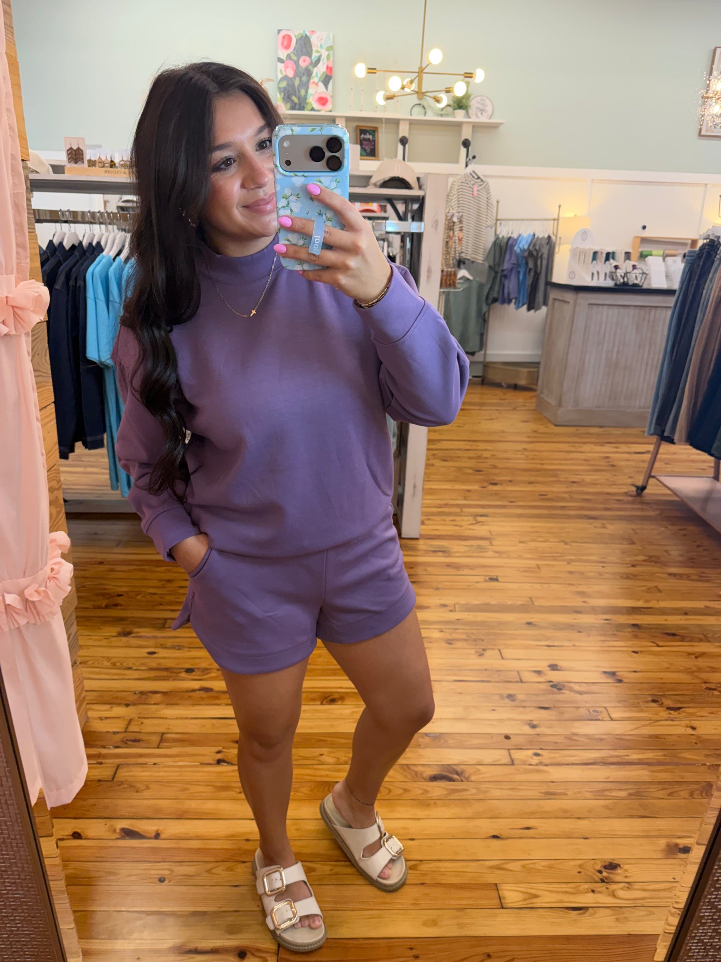 Scuba Pullover & Shorts Set(Multiple Colors)