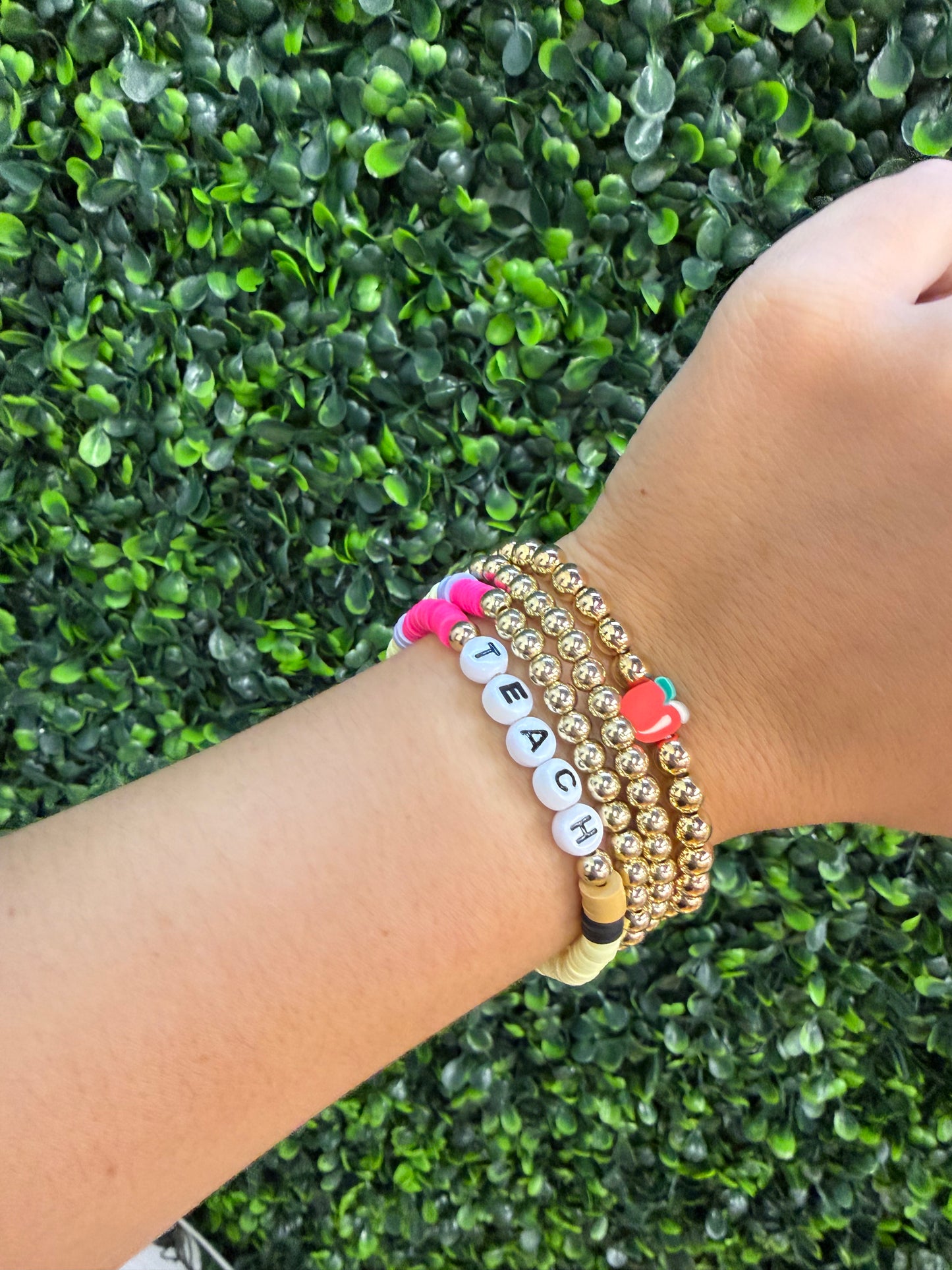 Back to School Teacher Bracelet Set