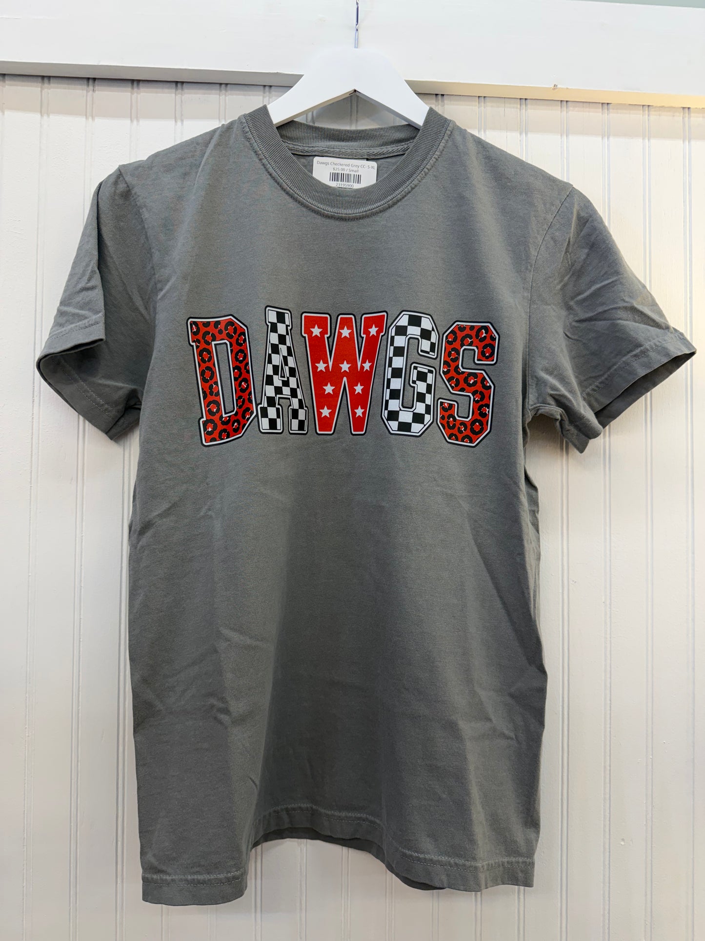 Dawgs Checkered Grey CC- S-XL