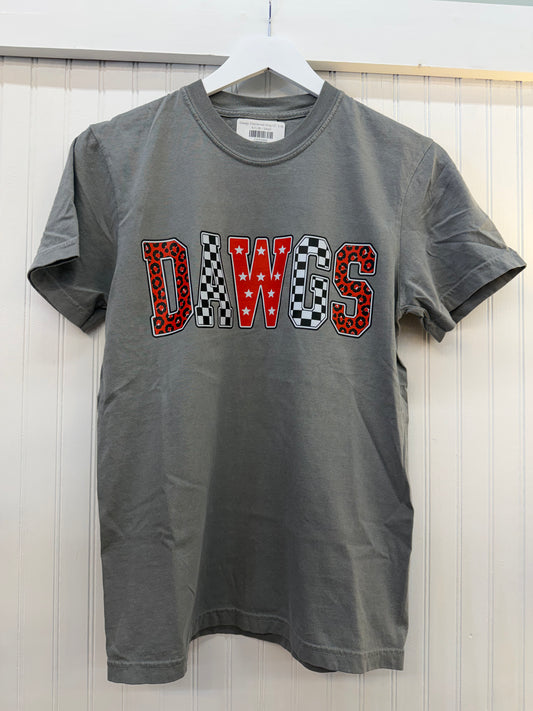 Dawgs Checkered Grey CC- S-XL