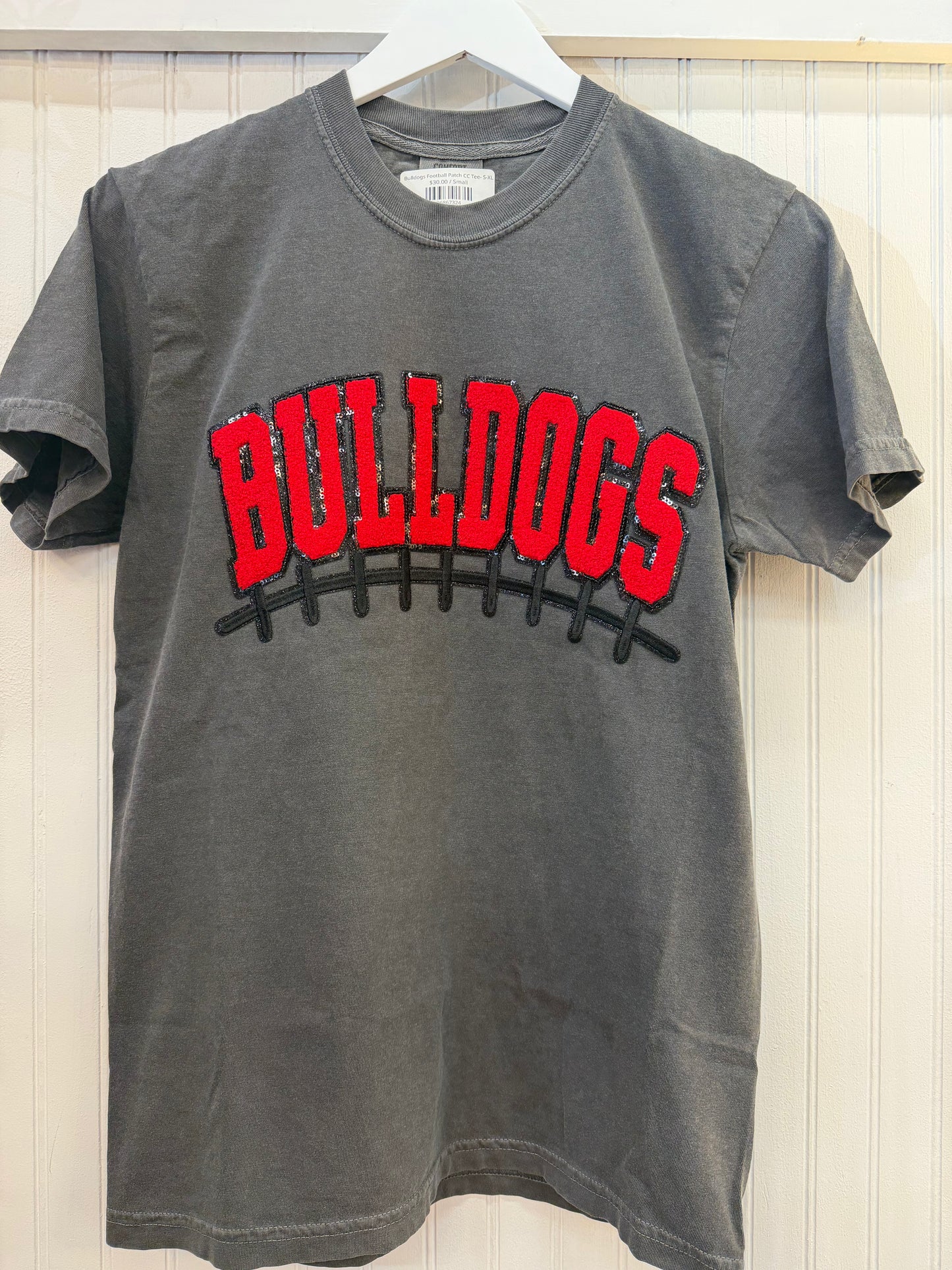 Bulldogs Football Patch CC Tee- S-XL
