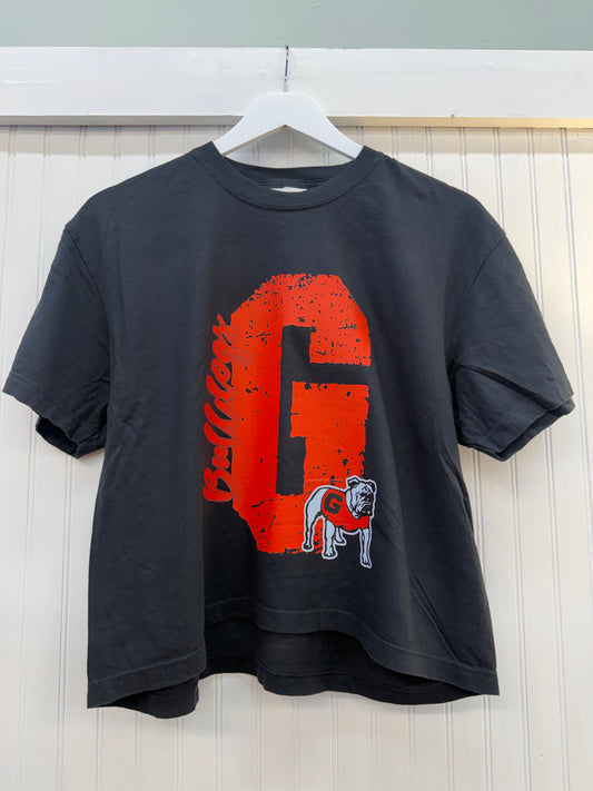 Bulldogs G Cropped Tee(S-XL)