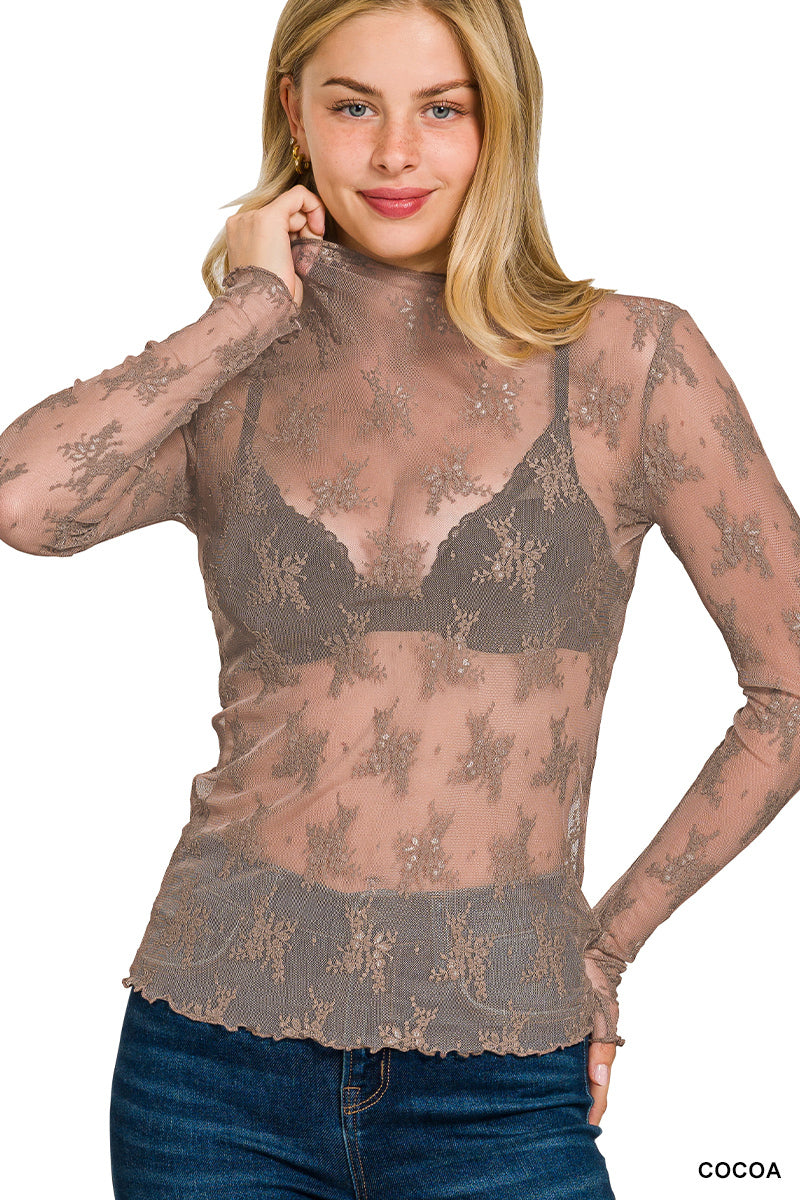 Lace Layering Top(Multiple Colors)