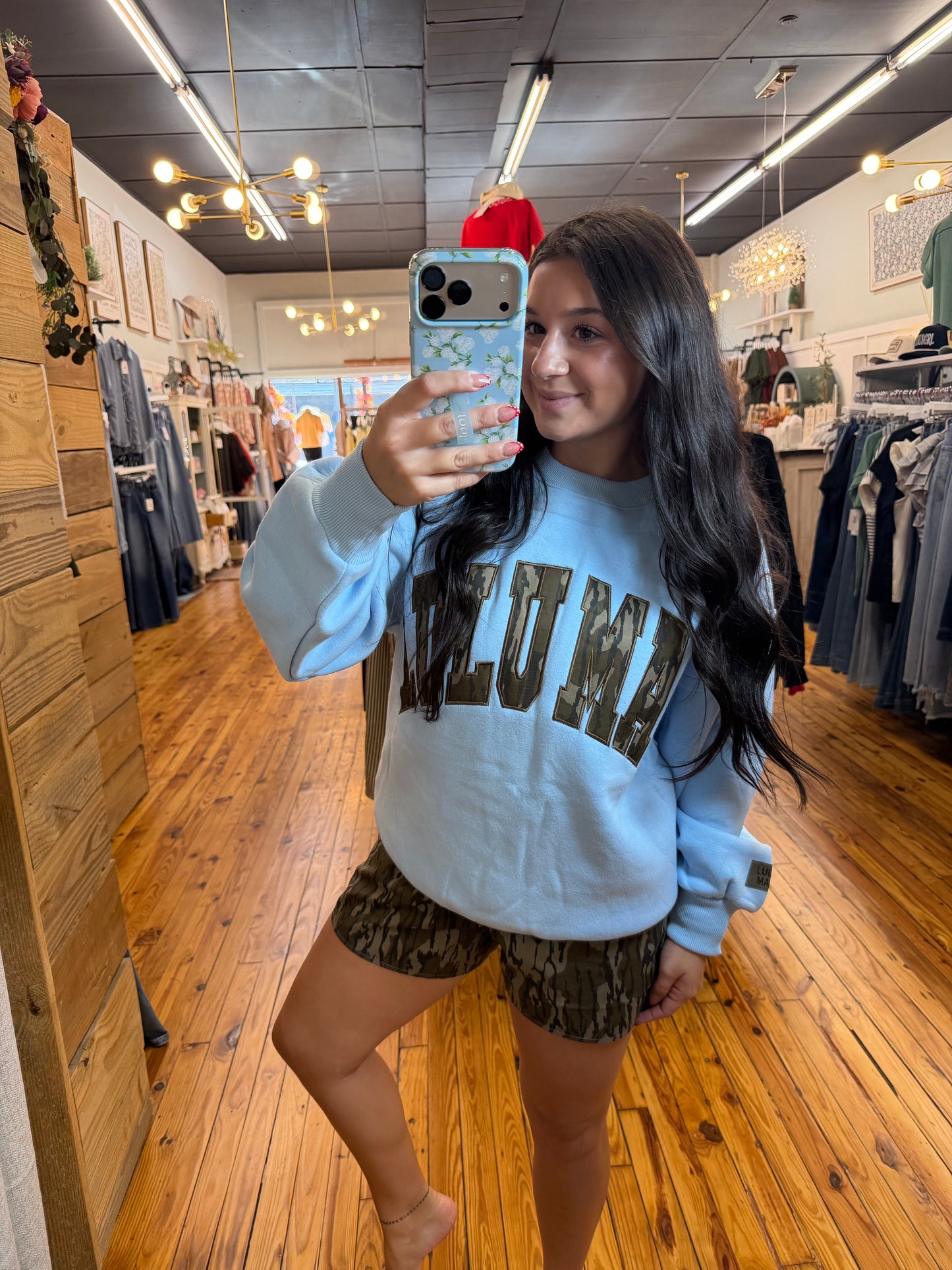 Light Blue Bottomland Lulu Sweatshirt